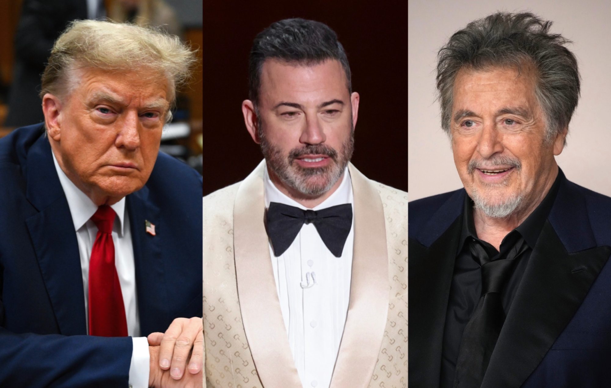 Donald Trump confunde a Jimmy Kimmel y Al Pacino en una extraña diatriba