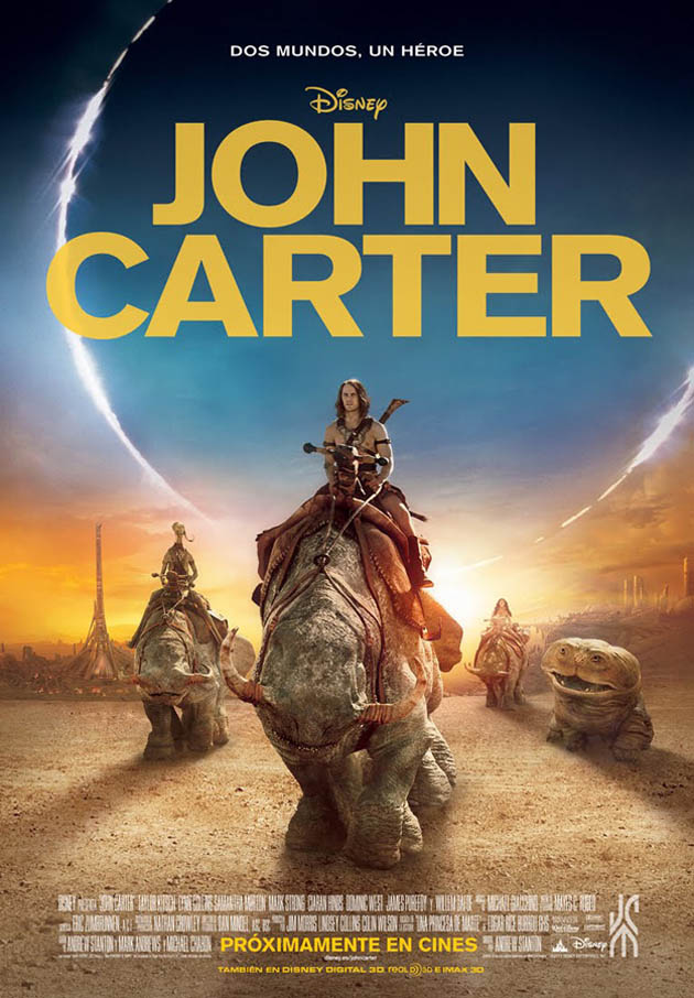 Disney presenta el póster español de 'John Carter'