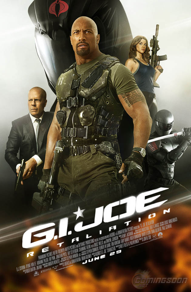Disponible el póster final pero poco original de ‘G.I. Joe: Retaliation’