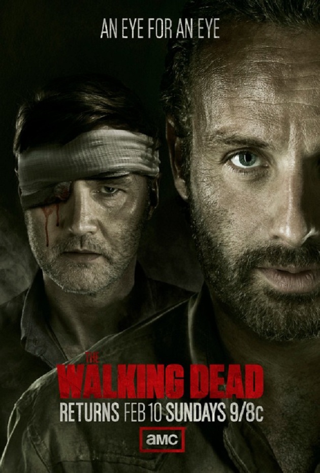 The Walking Dead 3x09, poster de tambores de guerra