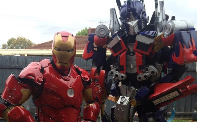 Video viral del duelo de baile entre Iron Man y Optimus Prime