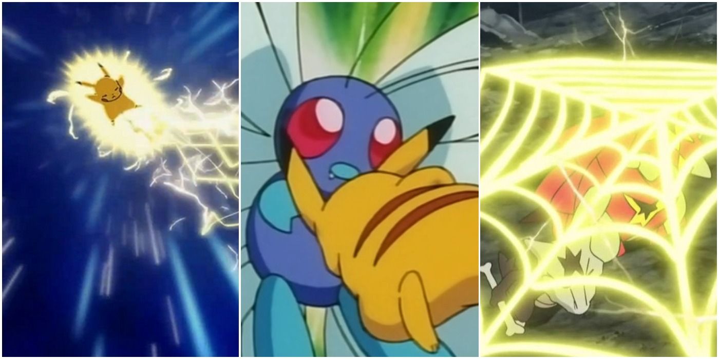 Pok Mon Los Mejores Movimientos De Pikachu De Ash En El Anime