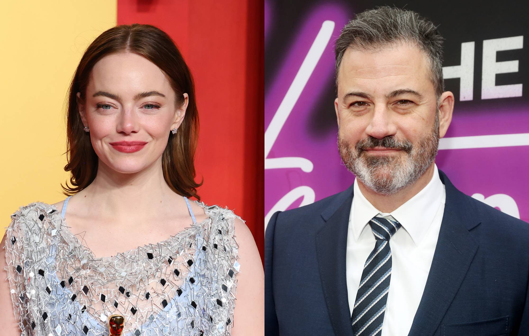 Emma Stone niega haber llamado "gilipollas" a Jimmy Kimmel por su broma sobre los Oscars