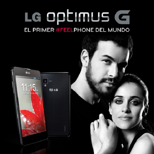 anuncio lg optimus g