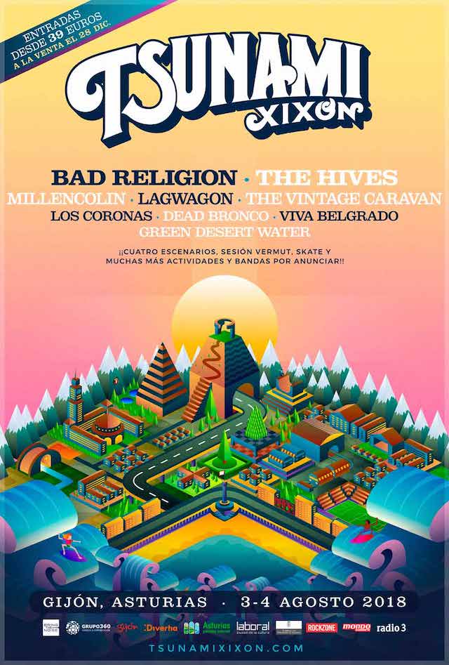 The Hives y Bad Religion en el brutal cartel de Tsunami Xixón