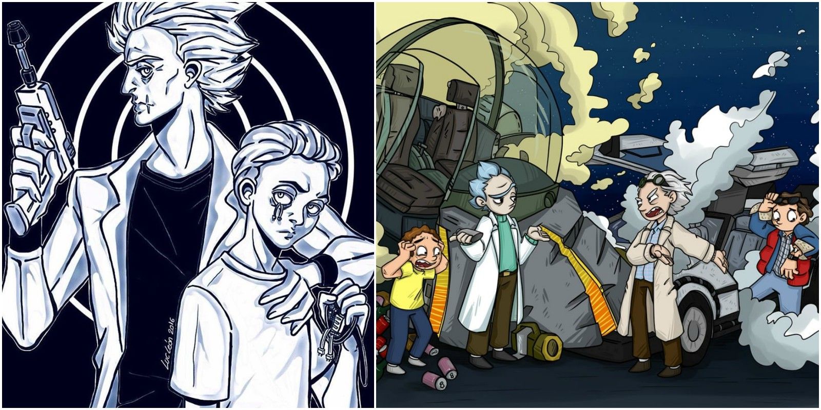 Piezas imprescindibles del Fan Art de Rick y Morty Cultture