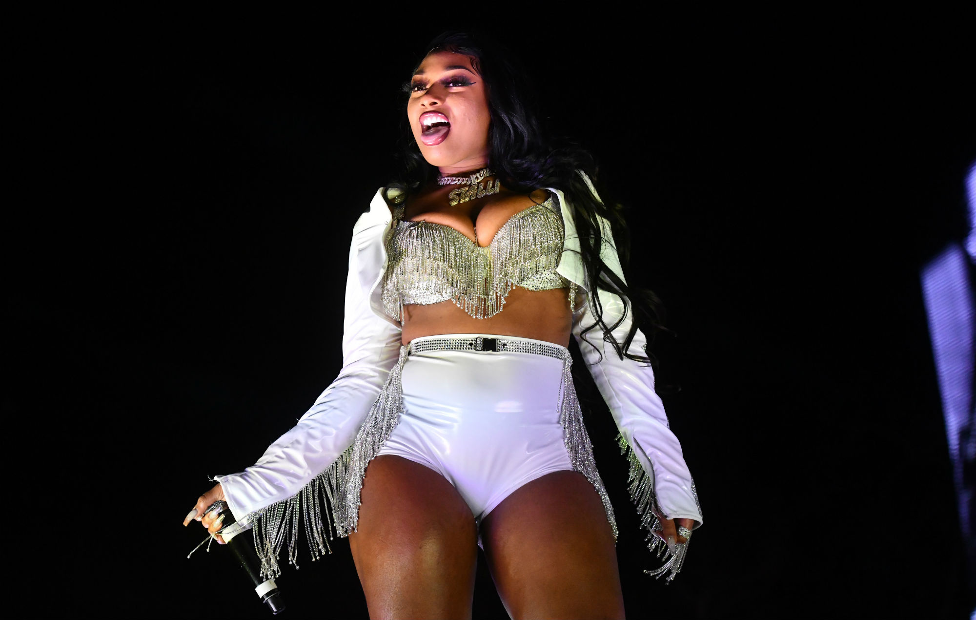 Mira a Megan Thee Stallion traer 