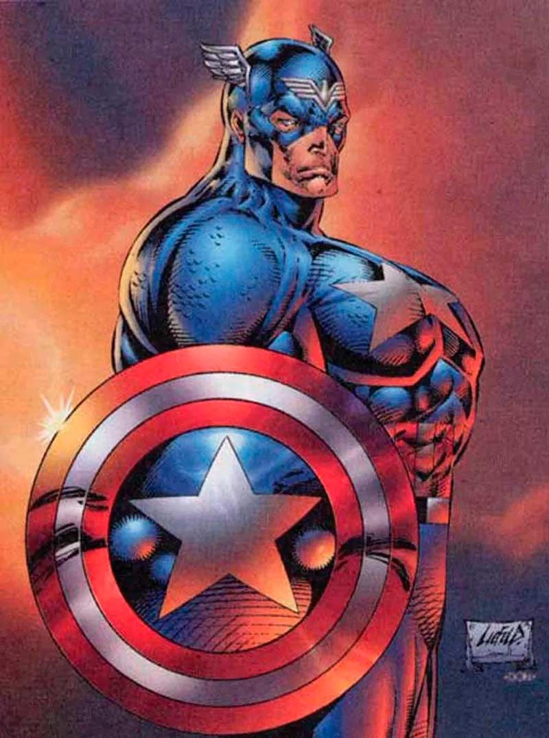 BossLogic da al nuevo Capitán América un retoque liefeldiano | Cultture