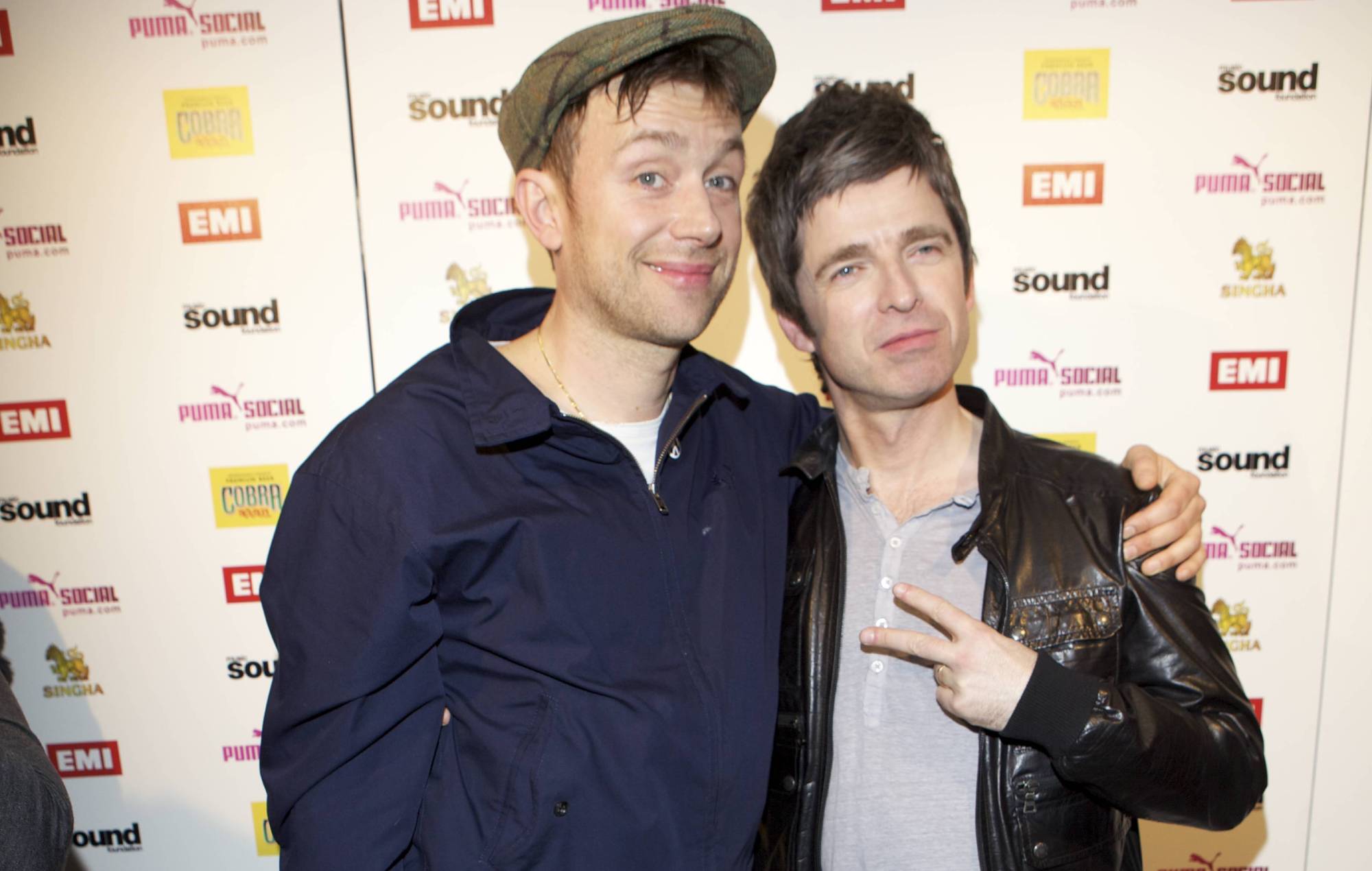 Noel Gallagher mandó a la mierda a Damon Albarn tras su encuentro en la final de la Champions League