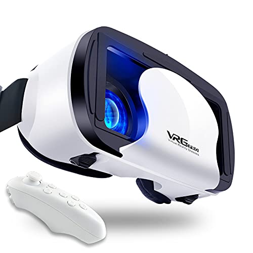 Gafas VR, adecuadas para películas y juegos 3D VR 3D gafas de realidad  virtual, compatibles con 4.7-6.53 pulgadas Android iPhone teléfono  inteligente