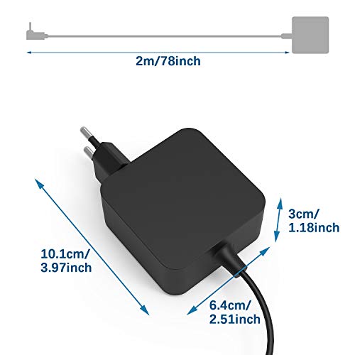 45W Adaptador Cargador Portátil para ASUS vivobook X553M X553MA X556UA X556U X540S X541U X541N X509 UX430U UX430 UX310U UX31A UX32A UX303L UX305U UX430U UX410U F540 F541U,Fuente de Alimentación ASUS