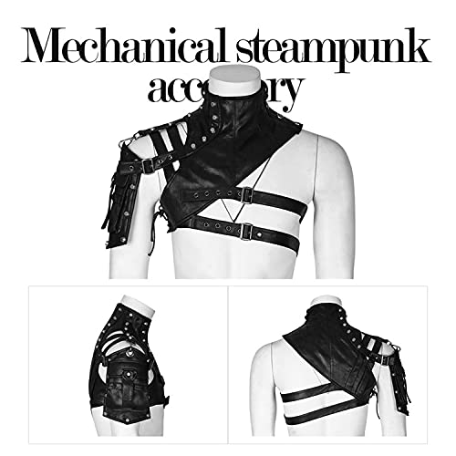 Accesorio Steampunk Medieval, Chal De Disfraz Medieval Armadura De Hombro Vintage Accesorios De Rendimiento De Cosplay Para Hombres Y Mujeres Adecuado Para Cosplay Fiesta De Halloween Mascarada