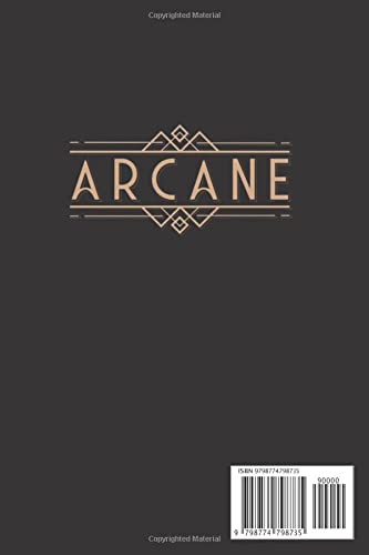 Arcane Notebook : Zaun Arcane LoL Fans Cute Journal Gift League of Legends 100 pages size 6 x 9 in