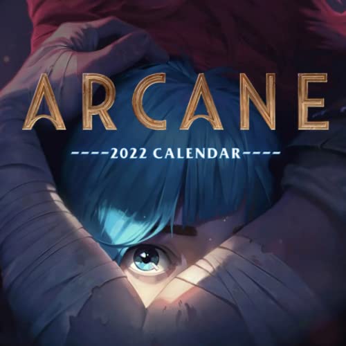 Arcane Offical Calendar 2022 Monthly: January 2022 - December 2022 OFFICIAL Squared Monthly Calendar, 12 Months | BONUS 4 Months 2021