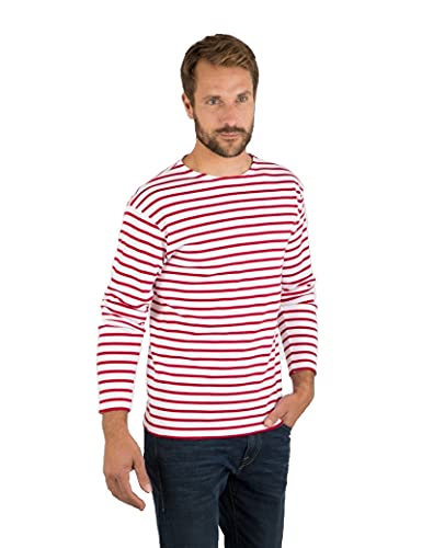 Armor Lux 1525 Camiseta, Blanc (320 Blanc/Braise), XXS para Hombre