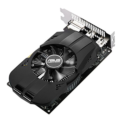 ASUS PH-GTX1050TI-4G - Tarjeta gráfica (NVIDIA GeForce GTX 1050 Ti, 4 GB GDDR5, 7680 x 4320 Pixeles, GDDR5, PCI Express 3.0) Color Negro