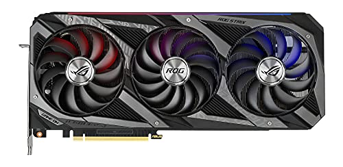 ASUS ROG Strix NVIDIA GeForce RTX 3070 Ti OC Edition - Tarjeta gráfica Gaming (PCIe 4.0, 8 GB GDDR6X, HDMI 2.1, DP 1.4a, Axial-Tech, diseño de 2,9 Ranuras, Super Alloy Power II, GPU Tweak II), Blanco