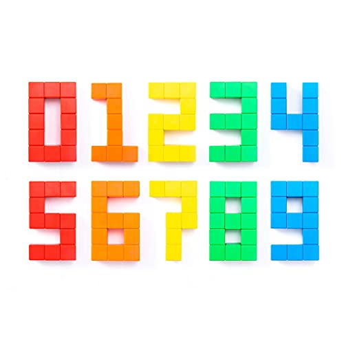 BANBBY 32 Piezas 33mm Cubos magnéticos Grandes Bloques de construcción Juguetes para niños Educación Preescolar (8 Colores)