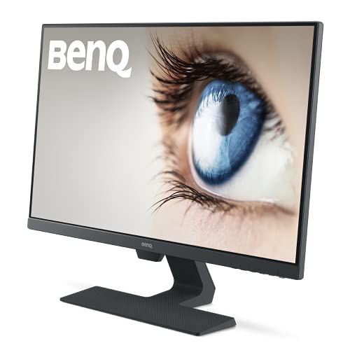 BenQ GW2780 - Monitor de 27" FullHD (1920x1080, 5ms, 60Hz, HDMI, IPS, DisplayPort, VGA, Altavoces, E2E, Eye-care, Sensor Brillo Inteligente, Flicker-free, Low Blue Light, antireflejos) - Color Negro