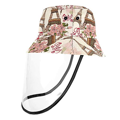 Chuangxin Cherry Blossom Tower Sombrero desmontable, sombrero multifunción, color Multi01, tamaño Head Circumference 22.6 In(57. 5cm)