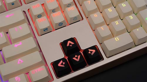 cjcaijun Caps personalità Tappo Chiave Di Tasto DIREZIONE Poker OW LOL ABS tecla Clave Spedizione Gratuita (Colore : 11pcs LOL keycaps)