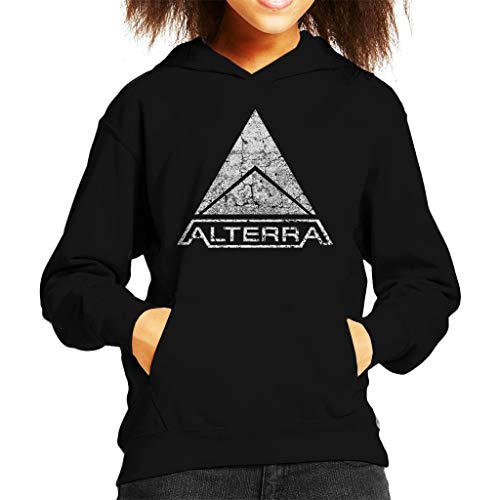 Cloud City 7 Alterra Logo Subnautica White Kid's Hooded Sweatshirt