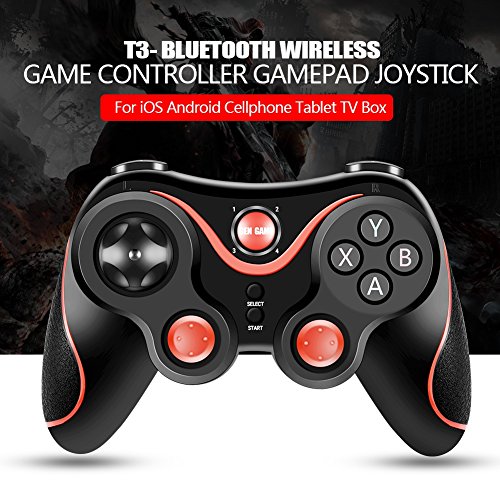 Controlador de Juego Inalámbrico Bluetooth Gamepad Wireless Gaming Controller Joypad Joystick Compatible con iOS/Android/PC/Computadora Portátil (Windows XP/7/8/10)/ Smart TV/TV Box/Tablet