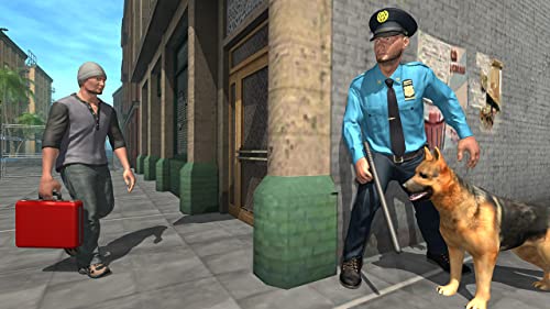 Crime City Police Dog Chase Game 3D : DownTown Criminal Escape Mission 2019