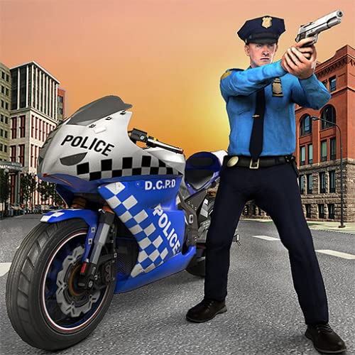 Crime Town Police Prisoners Bike Chase : Police Bike Driving Pro Parking Adventure Robber Car Chase Rush Simulator Best Free Game 2019