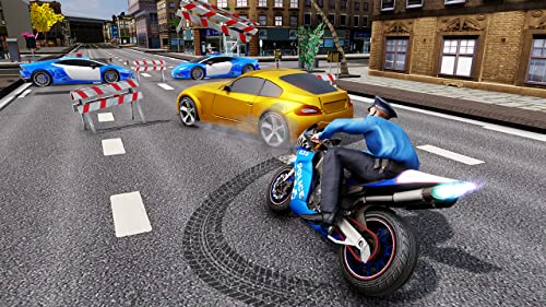 Crime Town Police Prisoners Bike Chase : Police Bike Driving Pro Parking Adventure Robber Car Chase Rush Simulator Best Free Game 2019