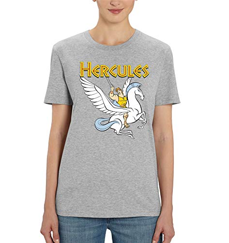 Cup of Tees Disney's Hercules with Pegasus Ladies Grey T-Shirt