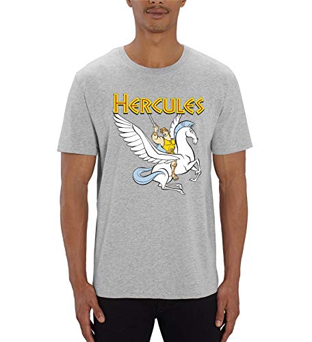 Cup of Tees Disney's Hercules with Pegasus Men's Grey T-Shirt