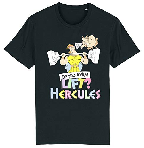 Disney's Hercules Do You Even Lift Children's Unisex Black T-Shirt