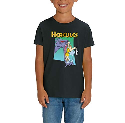 Disney's Hercules Hydra Fight Children's Unisex Black T-Shirt