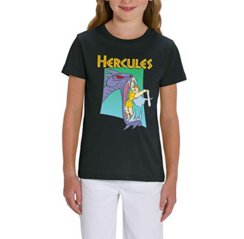 Disney's Hercules Hydra Fight Children's Unisex Black T-Shirt