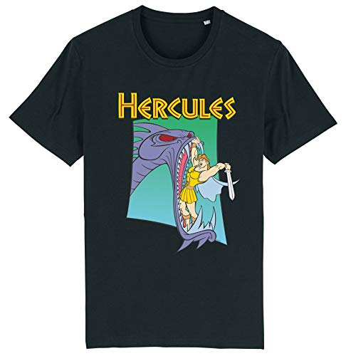 Disney's Hercules Hydra Fight Children's Unisex Black T-Shirt