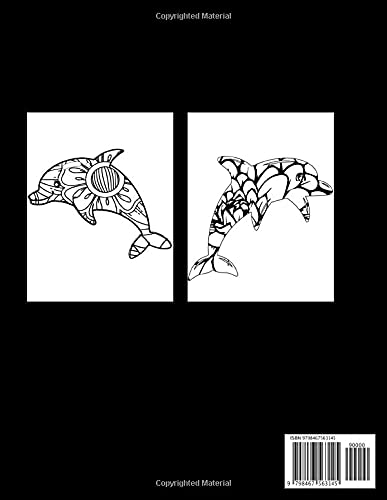 Dolphin Coloring Book For Kids Age 3-5: coloring book,A Mindfulness and Stress Relief Activity Dolphin Coloring Book Amazing Design Of Dolphins Relaxation and Stress Relief