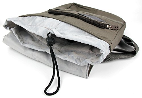 DURAGADGET Bolso con Bandolera Verde con Mapamundi para Portátil Lenovo Ideapad 700 15ISK - con Múltiples Bolsillos