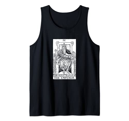 El Emperador Antiguo Tarot Tarjeta Oculta Magia Metafísica Camiseta sin Mangas