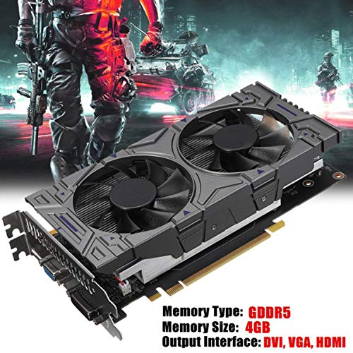 FHJZXDGHNXFGH 1GB 128BIT DDR5 1050TI Geforce GTX 1050 Ti Tarjeta gráfica para Videojuegos