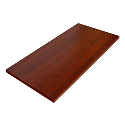 Flexispot Tablero de Mesa, Madera de ingeniería, Caoba, 120 x 60 cm