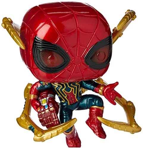 Funko- Pop Marvel: Endgame-Iron Spider w/NanoGauntlet Avengers Figura Coleccionable, Multicolor, Talla Única (45138)