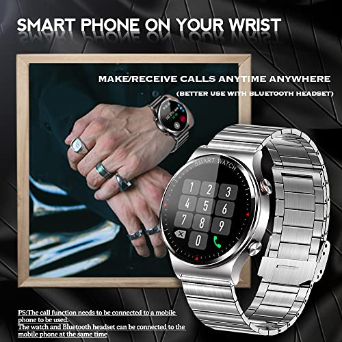 GaWear Reloj Inteligente,Smartwatch Hombre con 8 Modos de Deporte, Pulsómetro,Monitor de Sueño,Podómetro Monitores de Actividad Impermeable IP67 Smart Watch Hombre Reloj Deportivo para Android iOS