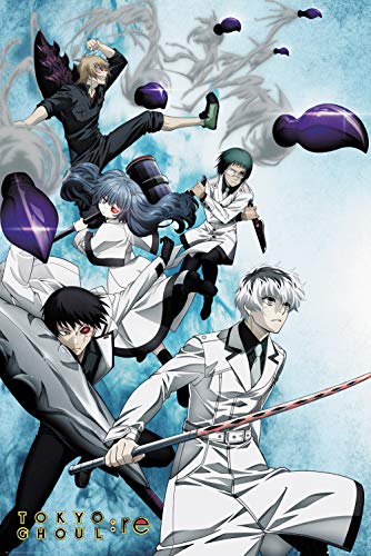 Gb eye ltd, tokyo ghoul re, key art 2, maxi poster 61x91.5cm.