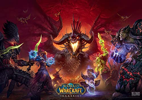 Good Loot World of Warcraft Classic: Onyxia | Puzzle 1000 Piezas | Incluye póster y Bolsa | 68 x 48 | Videojuego | Rompecabezas para Adultos y Adolescentes | para Navidad y Regalos | Decoración