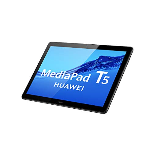 HUAWEI MediaPad T5 - Tablet de 10.1" FullHD (Wifi, RAM de 3GB, ROM de 32GB, Android 8.0, EMUI 8.0), color Negro