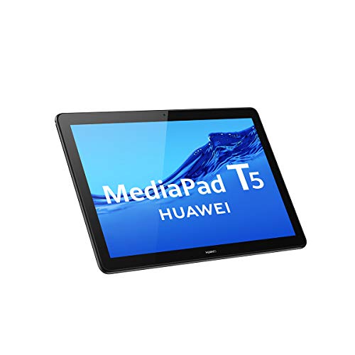 HUAWEI MediaPad T5 - Tablet de 10.1" FullHD (Wifi, RAM de 3GB, ROM de 32GB, Android 8.0, EMUI 8.0), color Negro