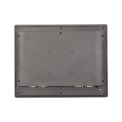 HUNSN 12.1" TFT XGA LED Industrial Panel PC, 10 Point Projected Capacitive Touch Screen, Intel J1900, Windows 7/10 / Linux Ubuntu, PW19, Front Panel IP65, 3COM, FANLESS, (8G RAM/128G SSD)