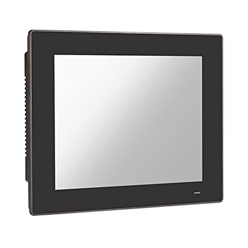 HUNSN 12.1" TFT XGA LED Industrial Panel PC, 10 Point Projected Capacitive Touch Screen, Intel J1900, Windows 7/10 / Linux Ubuntu, PW19, Front Panel IP65, 3COM, FANLESS, (8G RAM/128G SSD)