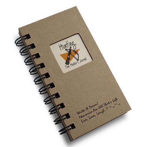 Hunting, The Hunter's Journal - MINI Kraft Hard Cover (prompts on every page, recycled, read more...) by Journals Unlimited